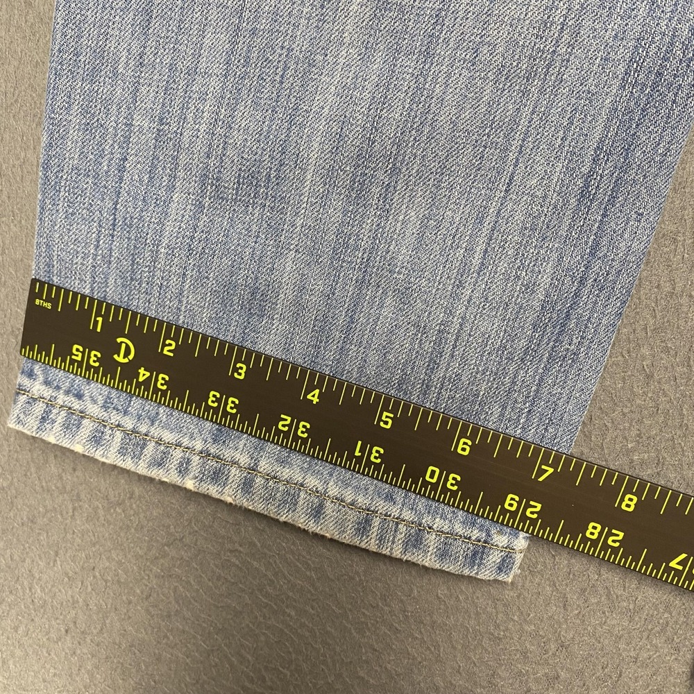 J Jill Jeans Womens 4 Light Wash Blue Straight Leg 100% Cotton Denim Pants - Picture 8 of 12